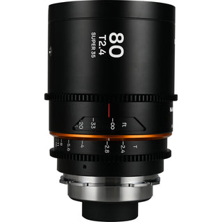 Laowa Nanomorph 80mm T2.4 1.5X S35 (Amber) - (Cine) Lens