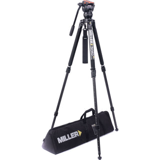 Miller Versa CXV2 Head, Solo-Q 75 2-Stage Carbon Fiber Tripod & Soft Case Kit