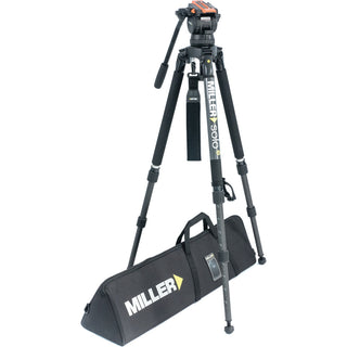 Miller Versa CXV10 Head, Solo-Q 100 2-Stage Carbon Fiber Tripod & Soft Case Kit