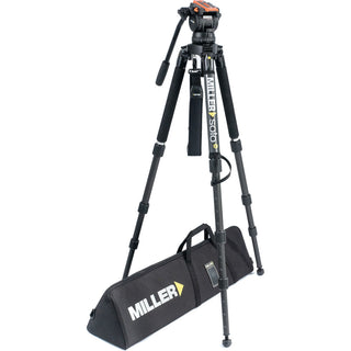 Miller Versa CXV10 Head, Solo-Q 100 3-Stage Carbon Fiber Tripod & Soft Case Kit