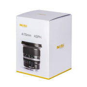 NiSi 15mm f/4 Sunstar Super Wide Angle Full Frame ASPH Lens - Black