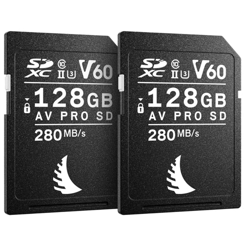 Angelbird MatchPack AV PRO 128GB SDXC UHS-II 280MB/s Memory Card for Canon (2 Pack) - V60