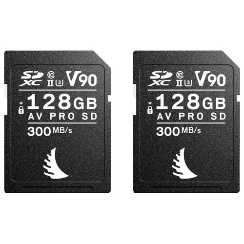 Angelbird MatchPack AV PRO 128GB SDXC UHS-II 300MB/s Memory Card for Canon (2 Pack) - V90