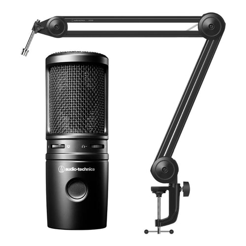 Audio-Technica AT2020USB-X Cardioid Condenser Microphone with AT8700 Boom Arm