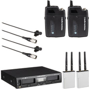 Audio-Technica ATW-1311/L System 10 PRO Dual-Channel Digital Wireless Omni Lavalier Microphone System (2.4 GHz)