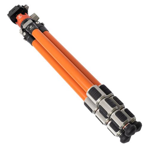 Leofoto LA-284C Athena Series Carbon Fibre Tripod with Orange LH-36LR Ball Head