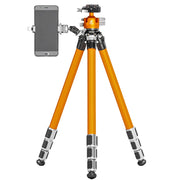 Leofoto LA-284C Athena Series Carbon Fibre Tripod with Orange LH-36LR Ball Head