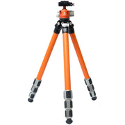 Leofoto LA-284C Athena Series Carbon Fibre Tripod with Orange LH-36LR Ball Head