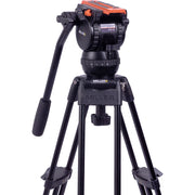 Miller Versa CXV2 Head, Toggle 75 2-Stage Alloy Tripod, Ground Spreader & Soft Case Kit