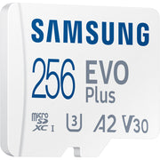 Samsung EVO Plus microSDXC UHS-I 160MB/s Memory Card with SD Adapter - V30