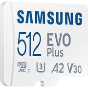 Samsung EVO Plus microSDXC UHS-I 160MB/s Memory Card with SD Adapter - V30