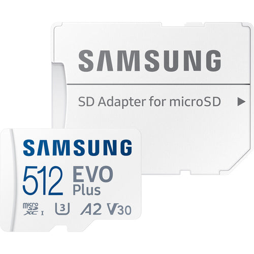 Samsung EVO Plus microSDXC UHS-I 160MB/s Memory Card with SD Adapter - V30