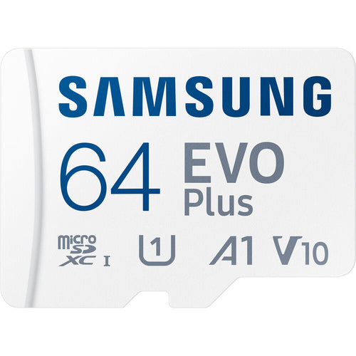 Samsung EVO Plus microSDXC UHS-I 160MB/s Memory Card with SD Adapter - V30