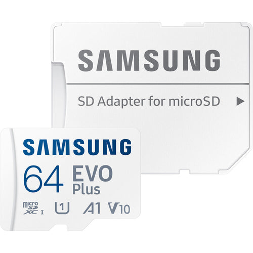 Samsung EVO Plus microSDXC UHS-I 160MB/s Memory Card with SD Adapter - V30