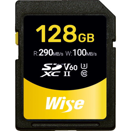 Wise 128GB SDXC UHS-II 290MB/s Memory Card - V60