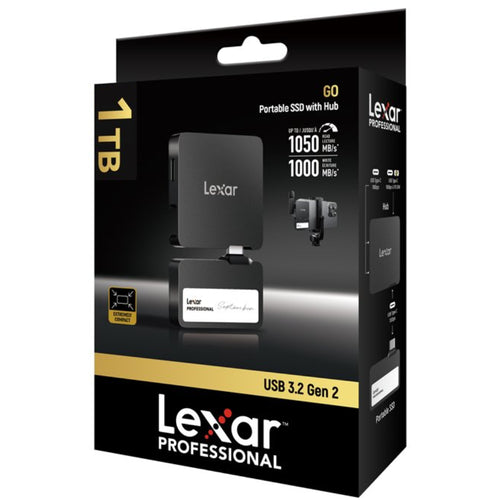 Lexar Professional GO SL400 Portable SSD With Hub