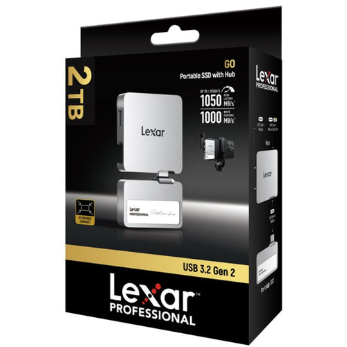 Lexar Professional GO SL400 Portable SSD With Hub