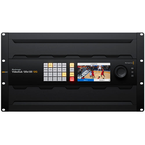 Blackmagic Design Videohub 120x120 12G Zero-Latency Video Router