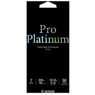 Canon PT1014X6-50 4X6 High Gloss Photographic Paper 4"X6" Pro Platinum - 50PK