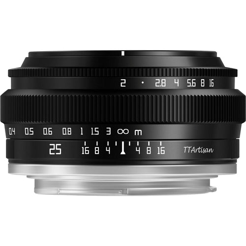 TTArtisan 25mm f/2 Lens - (Black)