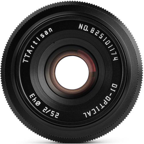 TTArtisan 25mm f/2 Lens - (Black)