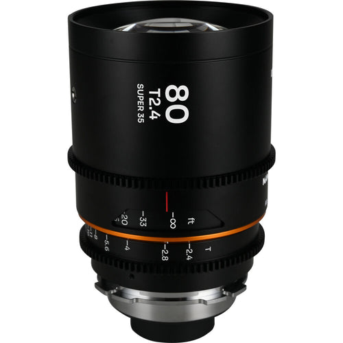 Laowa Nanomorph 80mm T2.4 1.5X S35 (Amber) - (Cine) Lens