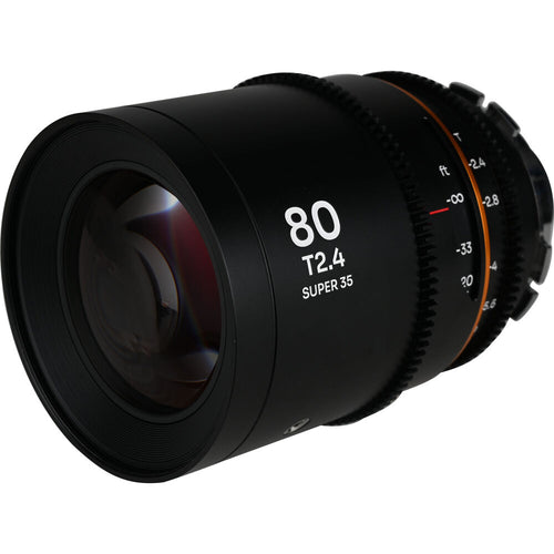 Laowa Nanomorph 80mm T2.4 1.5X S35 (Amber) - (Cine) Lens