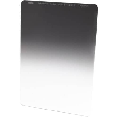 NiSi Explorer Collection 100x150mm Nano IR Medium Graduated Neutral Density Filter ‚Äì GND8 (0.9) ‚Äì 3 Stop