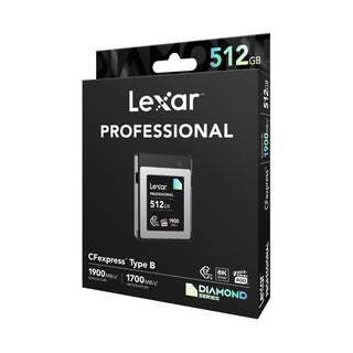 Lexar Professional Diamond 512GB CFexpress Type B 1900MB/s Memory Card