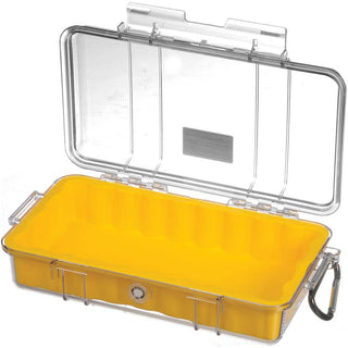 Pelican 1060 Clear Micro Case (Yellow)