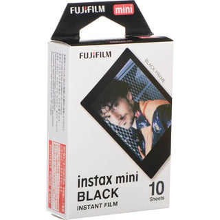 Fujifilm Instax Mini Film Black for Instax Mini Cameras (10 Pack)