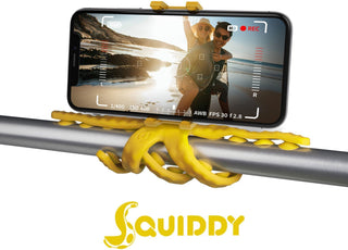 Celly Squiddy Flexible Mini Tripod - Red