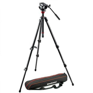 Manfrotto 755CX3 Video Tripod + MVH500AH Fluid Head