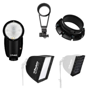 Profoto A10 On Camera Flash w/ Bluetooth + (101299) OCF Starter Kit for Canon