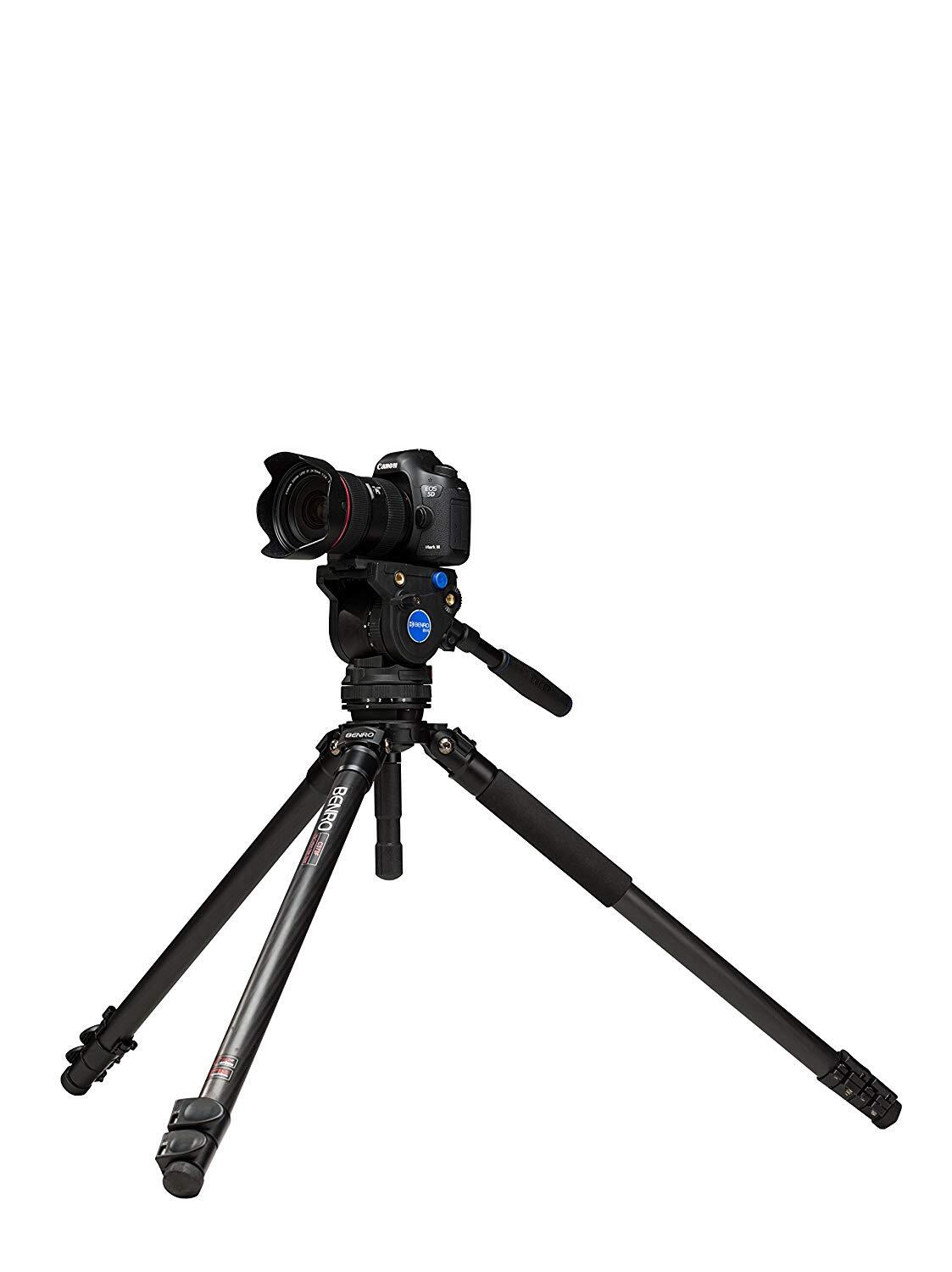 Benro C373F Series 3 Carbon Fiber Video Tripod And BV4 Head