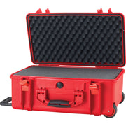 HPRC 2550W - Wheeled Hard Case with Cubed Foam (Red)