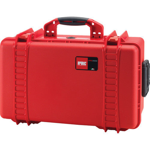 HPRC 2550W - Wheeled Hard Case with Cubed Foam (Red)