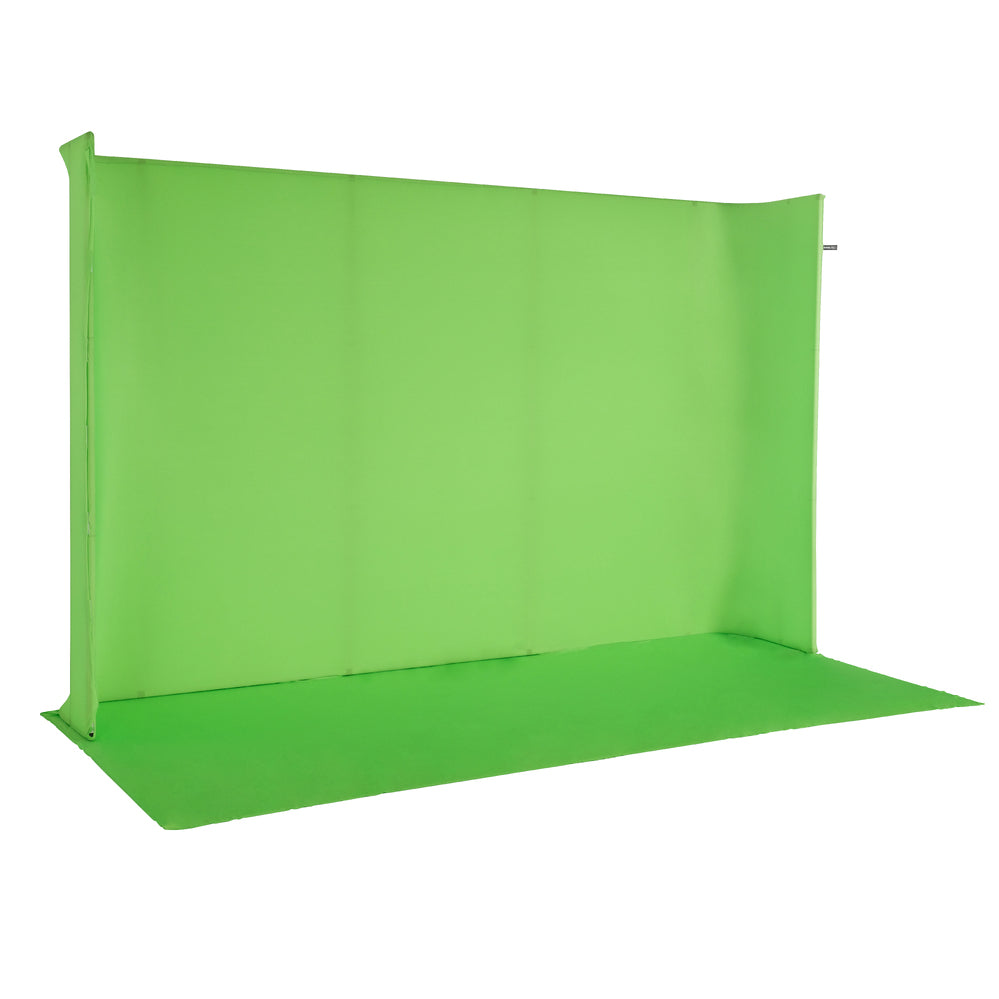 Nanlite LG-3522U 3.5m wide U shaped Chromakey Green Screen self standi