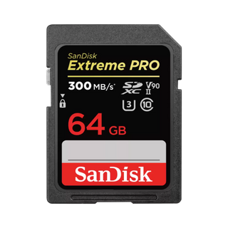 SanDisk Extreme Pro 64GB SDXC UHS-II 300MB/s Memory Card - V90