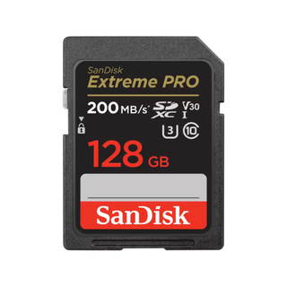 SanDisk Extreme Pro 128GB SDXC UHS-I 200MB/s Memory Card - V30