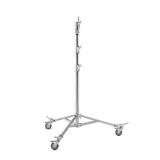 Avenger A5036 Junior Roller Stand Low Base with Braked Wheels - 3.6m (11.8’) Chrome Steel