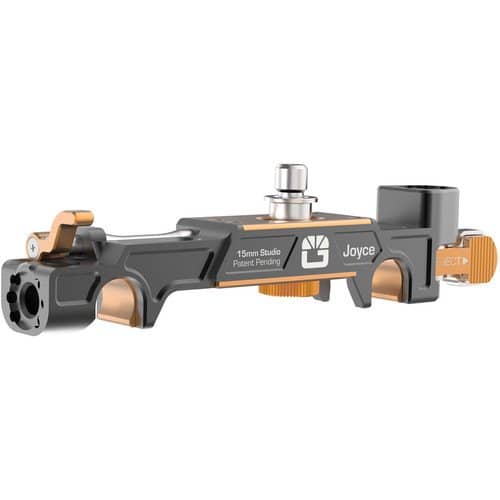 Bright Tangerine 15mm Studio Lens Support with 3/8