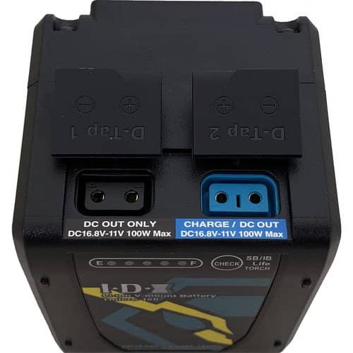 IDX IMicro 145Wh High Load Li-ion V-Mount Battery with 2 x D-Taps