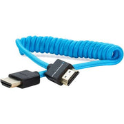 Kondor Blue Coiled Full HDMI Cable (30 to 60cm)