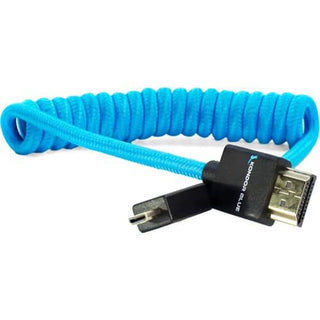 Kondor Blue Coiled Micro HDMI to Full HDMI (30 to 60cm)