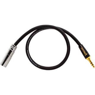 Kondor Blue Mini XLR to 3.5mm Gold Stereo Mini Plug for Lavalier Mics and BMPCC 4K/6K