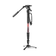 Manfrotto Kit Monopod Video Element MII 60.5/137.7cm 4kg Payload Fluid Head with 501PL