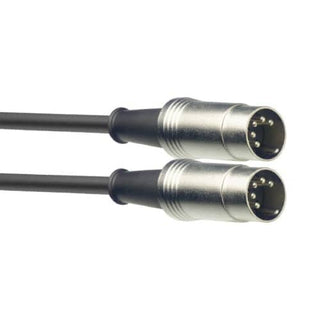 Stagg MIDI Cable Male DIN to Male DIN - 2m/6ft