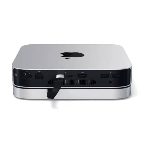 Satechi Aluminium USB-C Stand Hub for Mac Mini (Silver)