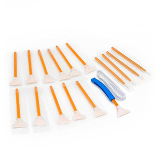 VisibleDust DHAP Orange 1.3x Vswabs (12 Pack) with bonus CurVswab and Corner Swabs